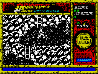 Indiana Jones & the Temple of Doom screenshot 2 for ZX Spectrum